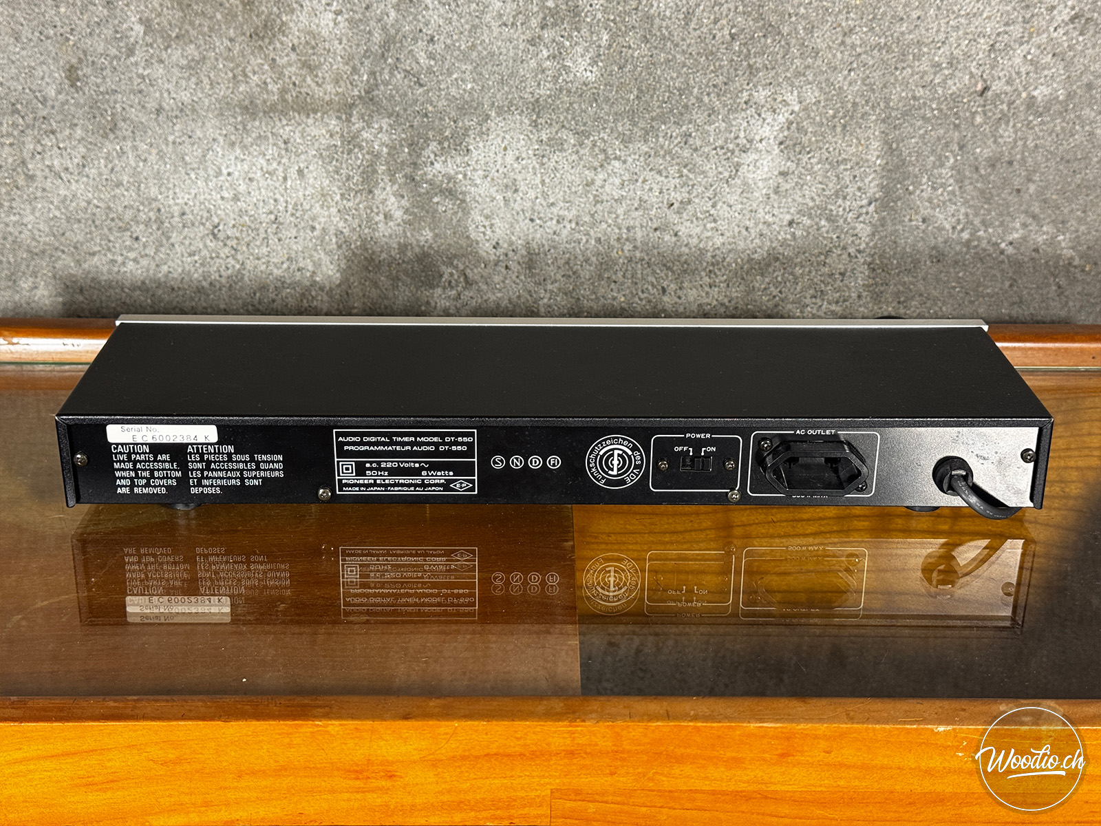 Pioneer DT-550 - Back